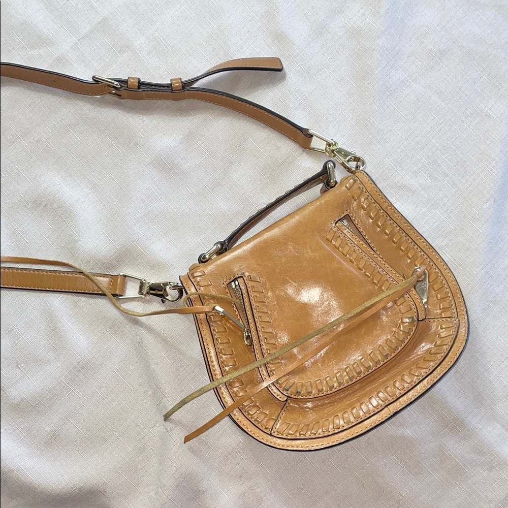 Rebecca Minkoff Tan Leather Saddle Bag